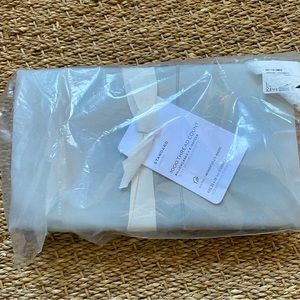 Pottery barn BRAND NEW 1000 thread count sateen light gray pillow cases